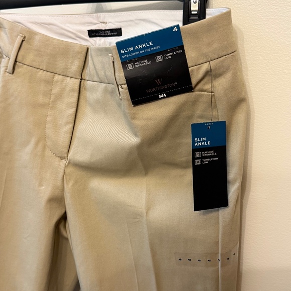 Worthington Slim Ankle Cut Pants - Picture 2 of 4